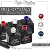 JUNE DEAL - GEL POLISH 5pk & NO WIPE WITH FREE CRYSTALS